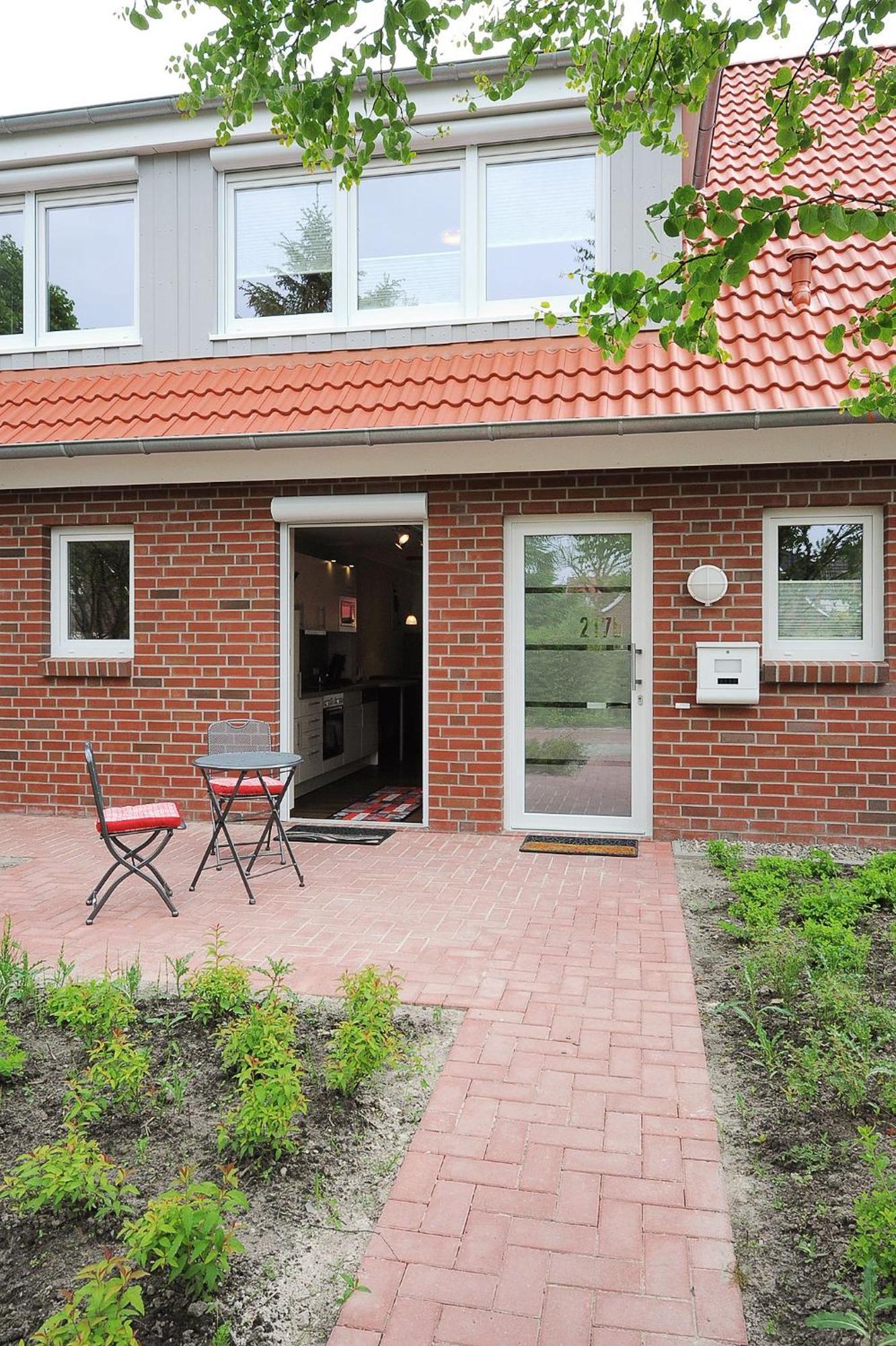 Ferienhaus Rote Bohne - Uns Huus An T Kuest Bensersiel Ngoại thất bức ảnh