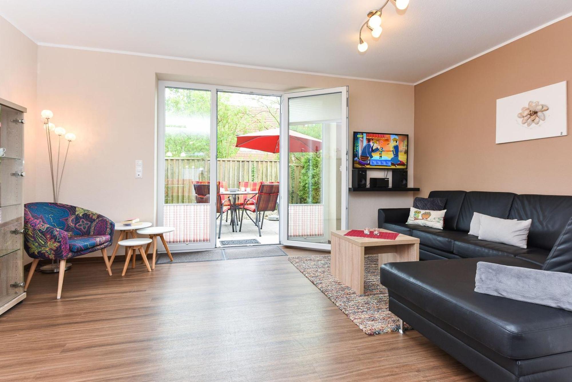Ferienhaus Rote Bohne - Uns Huus An T Kuest Bensersiel Ngoại thất bức ảnh